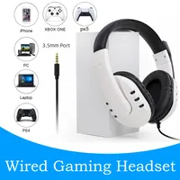   Casque filaire 3,5 mm pour PC, Xbox Series X, Xbox One, PS4, PS3, NS, avec son surround, pour jeux, ordinateur portable, tablette, gamer
