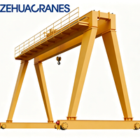 Grue à portique à double poutre de 10 à 50 tonnes avec palan électrique CD/MD pour entrepôt