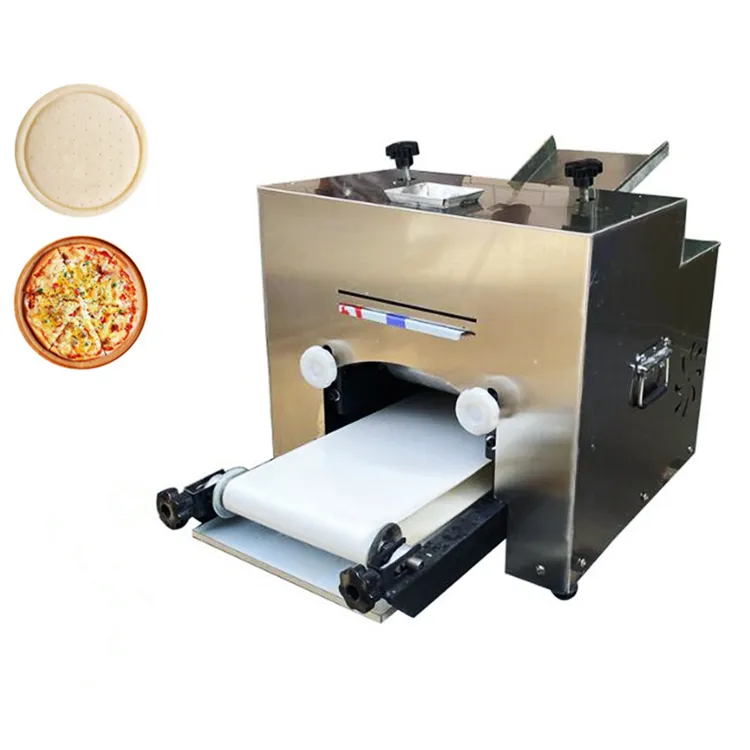 상업용 피자 생산 기계 전기 피자 플랫 피타 빵 프레스 롤링 메이커 기계