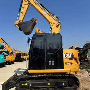 Excavadora de cadenas pequeña usada original CAT 307E2 de 7 toneladas, excavadora pequeña Caterpillar 307E2 para construcción, paisajismo y trabajo agrícola - Product Image 5