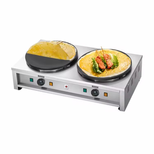 Crêpière Électrique Professionnelle et Domestique Grande Taille Antiadhésive avec <span class=keywords><strong>Plaque</strong></span> en <span class=keywords><strong>Fonte</strong></span> et Corps en Acier Inoxydable - Product Image 3