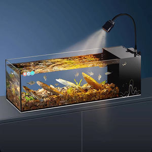 Acquario in Vetro Ultra Trasparente con Filtro Laterale e Sistema <span class=keywords><strong>di</strong></span> Circolazione Automatica, con Pietre per Aquascaping, per <span class=keywords><strong>Pesci</strong></span> Rossi - Product Image 6