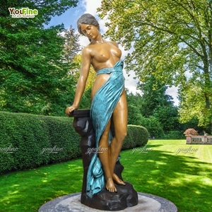 Estatua de Bronce Fundido de Alta Calidad, Obra de Arte Personalizada de Estilo Europeo, Artesanía Metálica para Proyectos Comerciales - Product Image 5