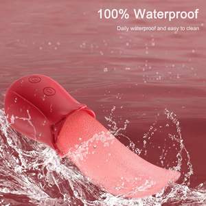 جهاز استمناء عالي الجودة مباشرة من المصنع، محفز شرجي، محفز متعدد الوظائف بلسان وردي - Product Image 6