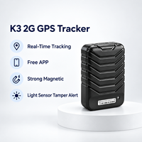 Pelacak GPS K3 2G Pelacakan Waktu Nyata Riwayat Rute Alarm Penghapusan Rute Magnetik Kuat Tanpa Instalasi Daya Rendah Siaga Lama untuk Manajemen Armada Kendaraan