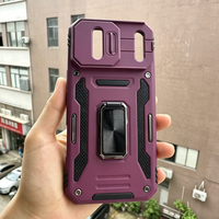Coque antichoc renforcée aux quatre coins pour iPhone 16 17 18 Pro Max avec protection coulissante de l'objectif et design de confidentialité