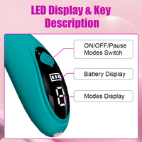 Vibrateur réaliste pour femmes avec 9 modes de vibration, écran LCD, IPX6, silencieux, sans latex, pour stimulation du point G et du clitoris