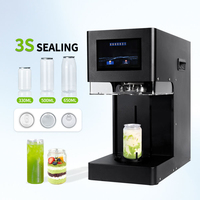Machine de scellage entièrement automatique pour canettes en aluminium et bouteilles en plastique PET, utilisée pour le scellage des canettes de boissons et de sodas