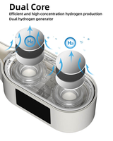 Générateur d'eau hydrogénée de grande capacité 2L, technologie de séparation d'hydrogène et d'oxygène SPE PEM, bouilloire électrique froide pour usage domestique