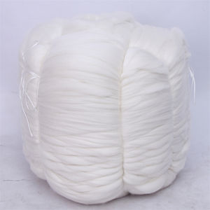 Sharrefun <span class=keywords><strong>Cachemire</strong></span> 100% de <span class=keywords><strong>chèvre</strong></span> de Mongolie Intérieure, haut de gamme, peigné, blanc, 16.0-16.5MIC/44-46MM pour le filage de fil peigné - Product Image 5