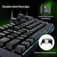 Type c Wired Creamy Gaming Computer Hardware & Software Spanish French Gaming Keyboards Mechanical Keyboard