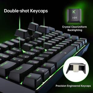 Claviers Gaming Mini Personnalisés avec Keycaps PBT Crème – Clavier Mécanique Gamer pour Marque - Product Image 5