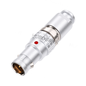 Compatible Lemo Quick Plug-Unplug <strong>JGG</strong> Short Style Plug B Series 0B 2/3/4/<strong>5</strong>/6/7/9/12 Pins Push-Pull Self-Latching Connector - Product Image 1
