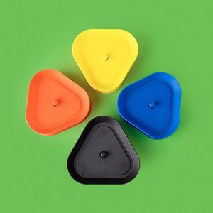 Four-Color <b>Plastic</b> Poker Card Holder Handheld Advertising Poker Lazy <b>Egg</b> Storage Portable - Product Image 2