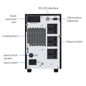1-10K VA عالية التردد مدخل واحد إخراج واحد نوع برج إخراج واحد ثلاثة عبر الإنترنت UPS - Product Image 4