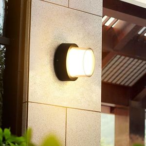 Round Waterproof Exterior Wall <b>Sconce</b> <b>Light</b> Lamp Outdoor Wall <b>Light</b> for Home Garden - Product Image 6