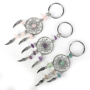 Porte-clés en cristal naturel en forme de attrape-soleil, idéal pour les cadeaux - Grande Vente - Product Image 1