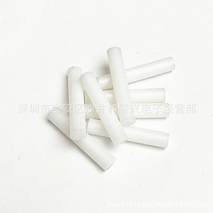 White <b>Plastic</b> Support <b>Rods</b> 5 Mm Diameter For Industrial Electronic Applications Injection Molded Solid Cylinder - Product Image 1