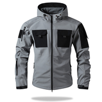 Veste Softshell Triple Protection Personnalisée avec Logo pour Homme, Doublure Polaire, Imperméable et Coupe-Vent, Manteau d'Extérieur OEM – Vente en Gros Usine