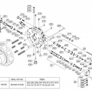 Motor de Desplazamiento Belparts para Excavadora R160LC-3 R160LC-7 R160LC-9, Transmisión Final sin Caja de Cambios 31EG-40010 31N5-40010 31Q5-42050 - Product Image 3
