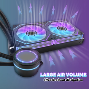 مبرد سائل <span class=keywords><strong>CPU</strong></span> مرآة مع مبرد مع مضخة من نوع ARGB - Product Image 6