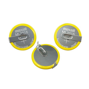 Batería de Botón Recargable Original Nueva ML2016, Batería <span class=keywords><strong>para</strong></span> Placa Base de Computadora con Pin de Soldadura Tipo H ML2016 CR2016 - Product Image 2