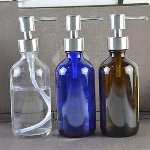 Stainless Steel Pump <strong>Glass</strong> Liquid <strong>Soap</strong> <strong>Dispensers</strong> - Product Image 3