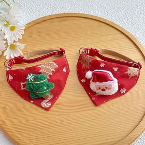 Handmade Christmas Pet Triangular <b>Scarf</b> Collar Novelty Christmas Gifts for Pets - Product Image 6