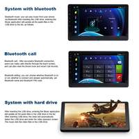 Kamera Dash garansi 1 tahun DVR sistem Android GPS 4G AHD 10.1 inci 4CH AHD dengan layar sentuh perekam Video