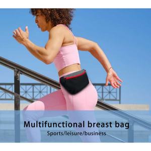 Riñonera/Bandolera Impermeable de Nylon con Bolsillo Antirrobo y Cremallera, Personalizable con Logotipo, para Parejas, Uso Exterior, Colores de Fábrica, con Letras - Product Image 5