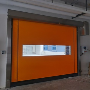 <span class=keywords><strong>Porte</strong></span> roulante isolée en PVC pour entrepôt frigorifique, <span class=keywords><strong>porte</strong></span> à fermeture éclair haute vitesse pour chambre froide et usine agroalimentaire - Product Image 3
