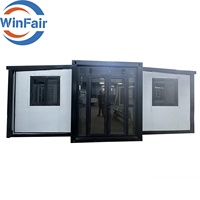 Maison préfabriquée extensible WinFair Mobile de 30 pieds, conteneur habitable de luxe avec salle de bain, cuisine, maisons conteneurs extensibles modulaires