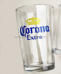 थोक सस्ते 8 ऑउंस बीयर ग्लास कप कस्टम बिग ड्रिंकिंग बारवेयर शॉर्ट बीकर पेय कप पार्टी पिकनिक या घर के लिए ग्लास - Product Image 4