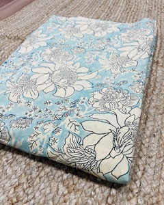 Tela de Algodón Estampada a Mano Estilo Jaipuri, Diseño Floral Hecho a Mano, Tela para Confección de Vestidos, para Cortinas, Niñas y Niños - Product Image 2