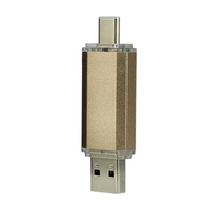 Flashdisk USB Metal Berkualitas Tinggi Tipe-C OTG 4GB 8GB 16GB 32GB 64GB
