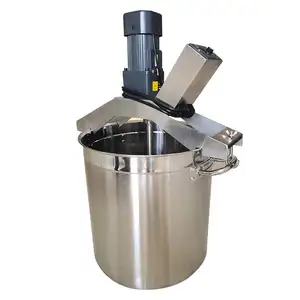 Yüksek kaliteli büyük kapasiteli otomatik gaz pişirme karıştırıcı makinesi sos gıda gıda işleme makineleri
