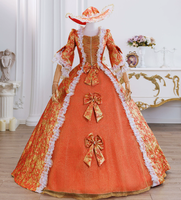 Costumes anciens du XVIIe siècle, robes de bal masqué rococo, robe Marie-Antoinette, robe de carnaval vénitienne, vêtements de film