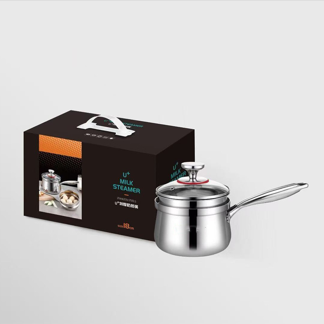 304 Thickened Stainless Steel Single-Handle Multifunctional Glass Cover Dishwasher Safe Sustainable Modern Gas Soup Pot · image 6
