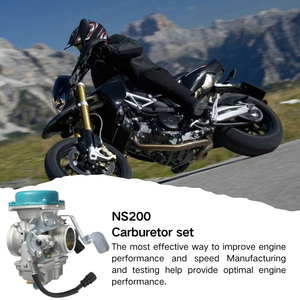 Nuevo Carburador con Tapa para Motocicleta <span class=keywords><strong>Bajaj</strong></span> Pulsar 200NS y NS200 BS3, Azul <span class=keywords><strong>Bajaj</strong></span>, 2012-16, 200cc, 33mm, Motor DTSi BS-3 - Product Image 2