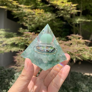 60 Estilos, Pirámide de Orgón de Cristal Natural de 6CM, Resina Energética para Sanación de Chakras, Meditación, Reiki, Decoración Espiritual para el Hogar, Regalo - Product Image 4
