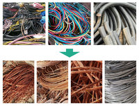 Éplucheur d'isolation gainé de recyclage de cuivre coupe-fil rond de veste XLPE Machine à dénuder automatique de câble électrique