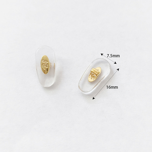 100 Pares <span class=keywords><strong>de</strong></span> <span class=keywords><strong>Almohadillas</strong></span> Nasales <span class=keywords><strong>de</strong></span> <span class=keywords><strong>Silicona</strong></span> PVC Accesorio Estilo a Presión Clip <span class=keywords><strong>para</strong></span> Reparación <span class=keywords><strong>de</strong></span> <span class=keywords><strong>Gafas</strong></span> - Product Image 3