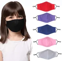 Amazon Hotsale 3 strati Kids Cute Face Mask Design riutilizzabile lavabile Madks Facemask con earloop regolabili regalo per bambini