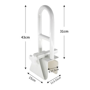 free punching bathtub handrail for the elderly, pregnant women, children, bathtub, non-slip to get up, safety handrail - Product Image 2