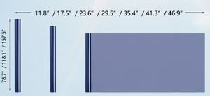 <span class=keywords><strong>Película</strong></span> de ventana, <span class=keywords><strong>película</strong></span> de ventana reflectante de bloqueo solar See Out Not In, Anti UV Static Cling para Windows Office Door 17,7X78,7 pulgadas - Product Image 6