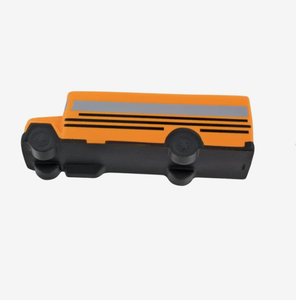 Balles anti-stress personnalisées en forme de bus scolaire – Jouet à presser jaune avec logo imprimé – Cadeau en gros - Product Image 5