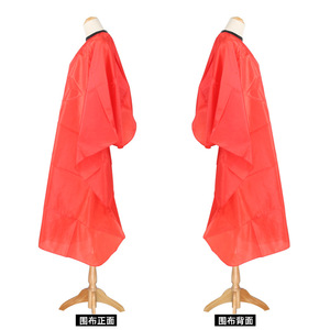 Cape de coiffure Wanmei rouge en polyester résistante à l'eau pour salon - Product Image 4