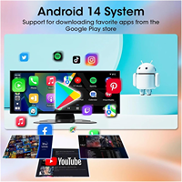 OEM ODM Logo Kustom Layar Mobil Portabel Android 14 11,26 Inci 4K Dash Cam 4G+64G 8-Core Wireless CarPlay Android Auto Player