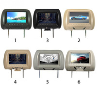 Écran d'appui-tête universel de 7 pouces en gros, entrée vidéo double canal, Mp5, oreiller, écran LCD arrière HD pour voiture