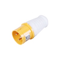 Prise industrielle 110V 2P 32A IP44 CE UKCA, prise de chantier industrielle 32 ampères, mise à la terre 4H ZNG-023-4